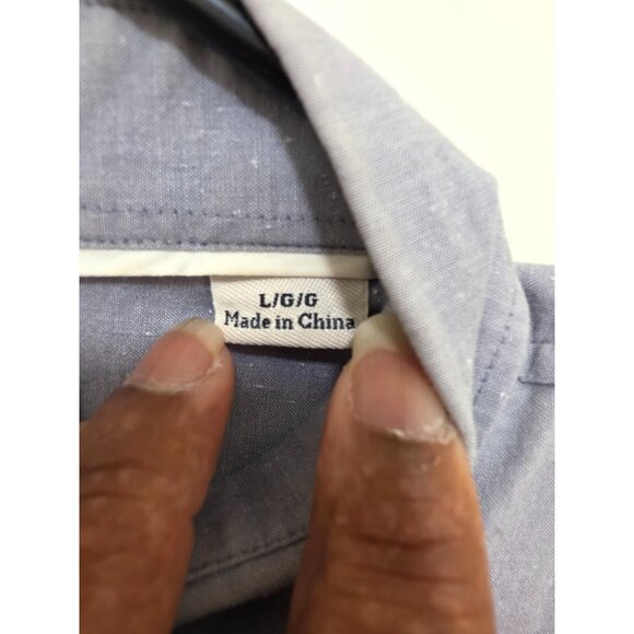 Original Penguin Men's Heritage Slim Fit Striped Button Down Short Sleeve Shirt - Picture 7 of 7